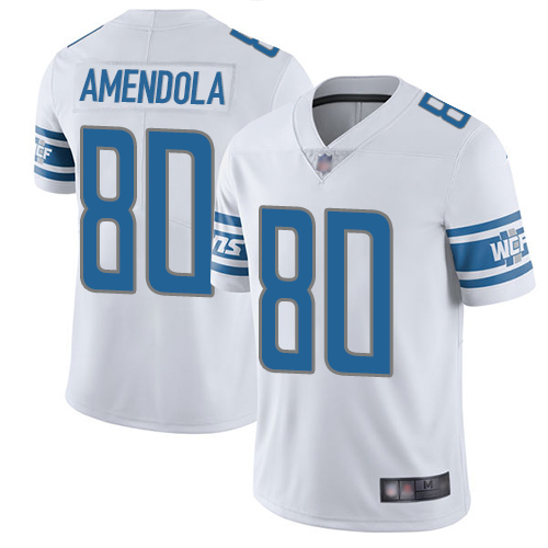 Detroit Lions Limited White Men Danny Amendola Road Jersey NFL Football #80 Vapor Untouchable->detroit lions->NFL Jersey